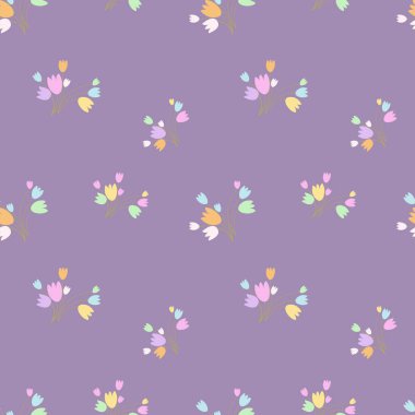Renkli, parlak çiçekli kusursuz soyut desen. Parlak, taze bahar renklerinde desenler. Elle çizilmiş klasik papatya çiçekleri ile soyut, pürüzsüz desen.