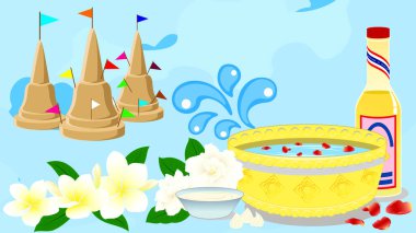 Songkran Festivali (Su Festivali) 13-15 Nisan 'da Tayland' ın geleneksel festivalidir. Birçok insan peştamal, sarong, beyaz çiçek gibi yaşlı ailelere kurban sunar..