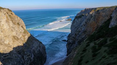 Portekiz 'deki güzel Algarve Sahili manzarası