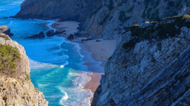 Cabo de Roca uçurumlarının manzarası