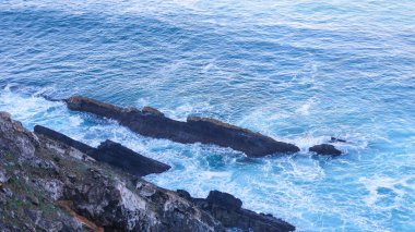 Sahildeki deniz dalgaları