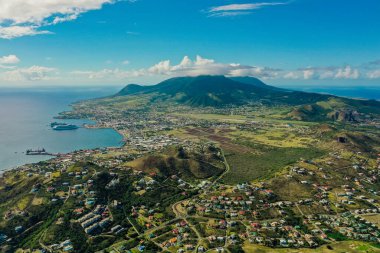 Hava aracı St Kitts Hava Panoraması 