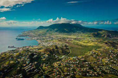 Hava aracı St Kitts Hava Panoraması 