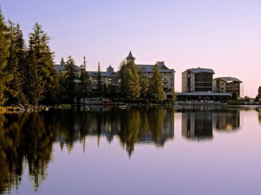 Strbske Pleso yakınlarındaki High Tatras restoranlarında (Strba)