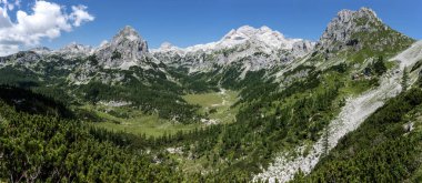 Slovenya 'da Triglav ve Vodnikov' un Panoraması, Julian Alps