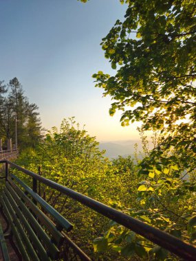 Dağların güzel manzarası