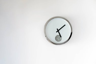 minimalism watch on white background in office