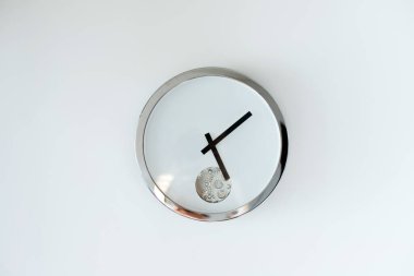 minimalism watch on white background in office