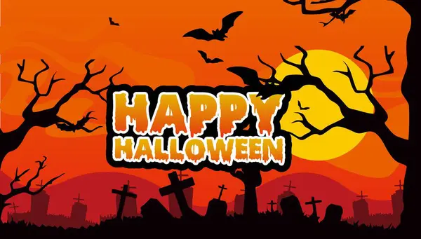 Cadılar Bayramı arkaplanınız kutlu olsun. Cadılar Bayramı kartı tasarımı.