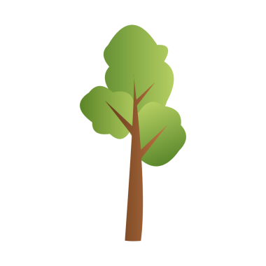 izole ağaç simgesi resmi