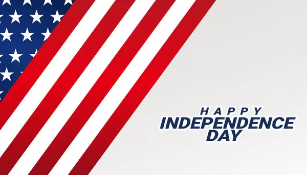 Amerika 'nın bağımsızlık gününün vektör illüstrasyonu