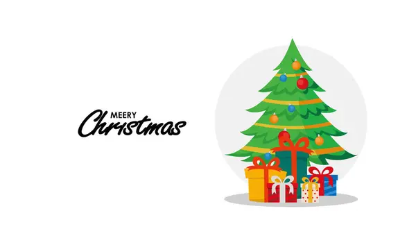 Bazı nesnelerin olduğu soyut mutlu noel kartı