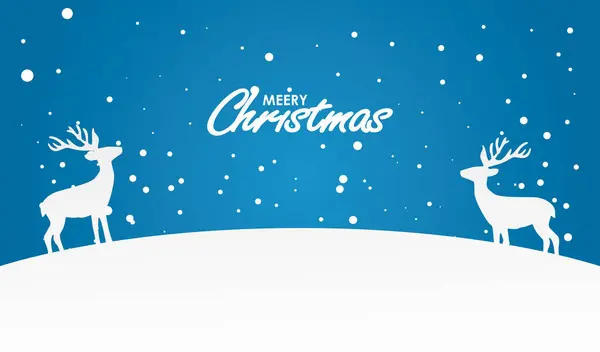 geyik ile Noel ve yeni yıl arka plan