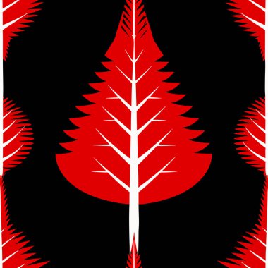 Doğal Huş Ağacı Silueti Doğa Temalı Tasarımlar ve Çevre Markaları için Sanat İllüstrasyonu