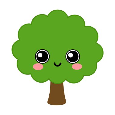 Doğa Temalı Tasarımlar ve Çevre Markaları için Güzel Doğal Ağaç Silüeti Vektör Sanatı