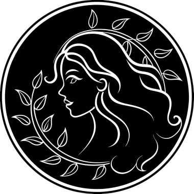 Güzellik Salonu Logo Vektör Sanat Sanatı Marka Tasarımı