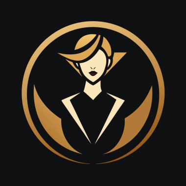 Moda Markası Logo Vektörü Sanat İllüstrasyonu Şirket Markası Tasarımı