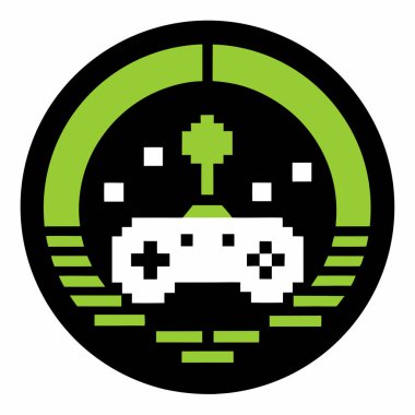 Oyun Logosu Vektörü Sanat Çizimi İşletme ve Şirket Markası Tasarımı