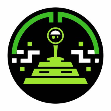 Oyun Logosu Vektörü Sanat Çizimi İşletme ve Şirket Markası Tasarımı