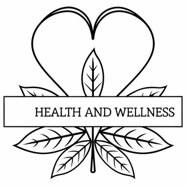 İş Markası ve Şirket Kimliği için Sağlık ve Sağlık Logosu Vektör Sanat Tasarımı