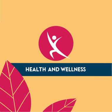 İş Markası ve Şirket Kimliği için Sağlık ve Sağlık Logosu Vektör Sanat Tasarımı