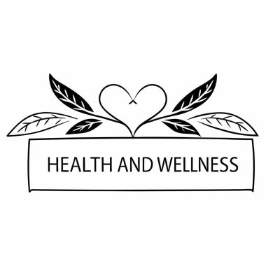 İş Markası ve Şirket Kimliği için Sağlık ve Sağlık Logosu Vektör Sanat Tasarımı