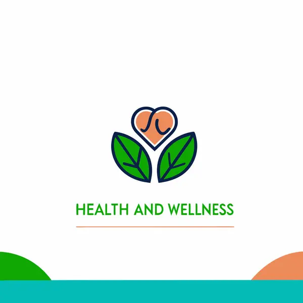 İş Markası ve Şirket Kimliği için Sağlık ve Sağlık Logosu Vektör Sanat Tasarımı