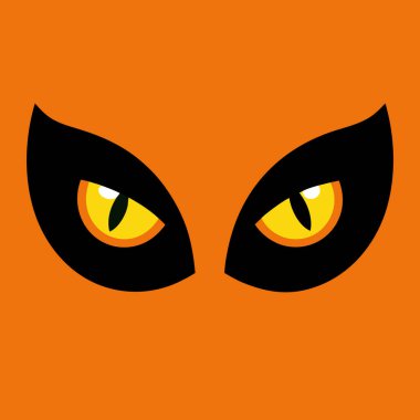 Şekillendirilmiş kedi gözü vektör sanat çizimi tasarımı