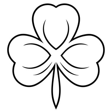 Mistik Yonca Yaprak Vektörü İllüstrasyonu