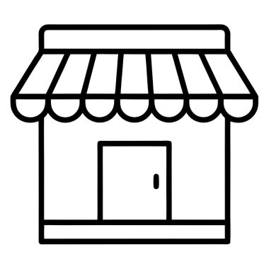 Çevrimiçi Alışveriş Aracı Simgesi Vektör Sanat İllüstrasyonu Tasarımı