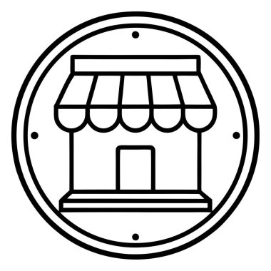 Çevrimiçi Alışveriş Aracı Simgesi Vektör Sanat İllüstrasyonu Tasarımı