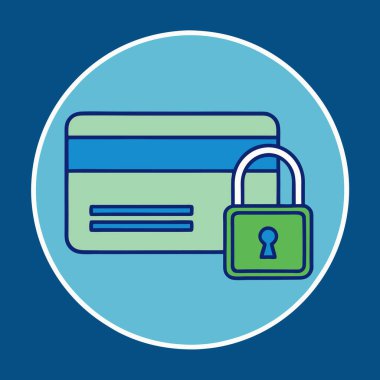 Ödeme Ağı Simgesi Vektör İllüstrasyonu E-ticaret için Dijital Ödeme İşlem Sembolü