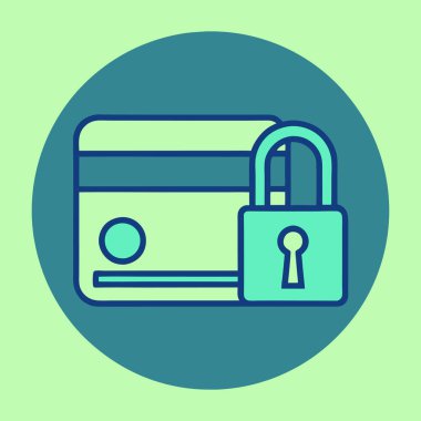 Ödeme Ağı Simgesi Vektör İllüstrasyonu E-ticaret için Dijital Ödeme İşlem Sembolü