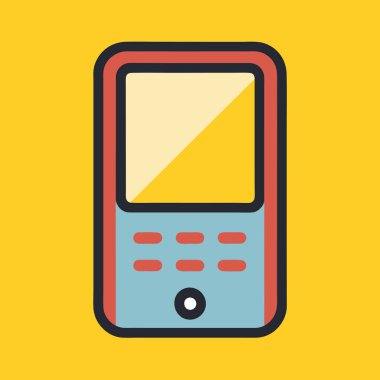 Cep Telefonu Simgesi Sanat Resimleri Dijital Grafikler, Teknoloji ve Uygulamalar İçin Tasarım