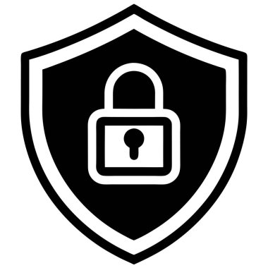 İşaretli güvenlik kilidi simgesi