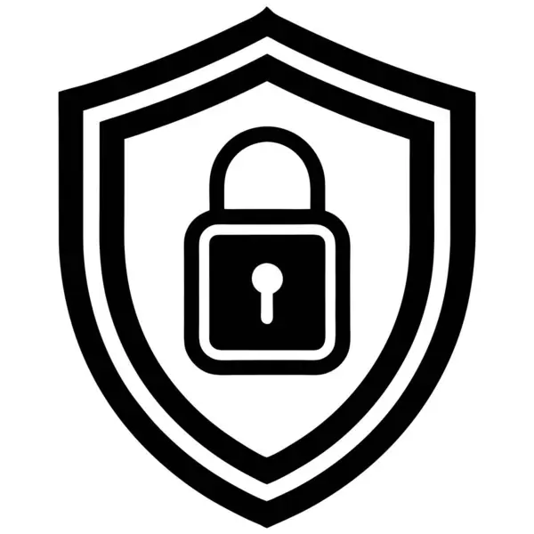 İşaretli güvenlik kilidi simgesi