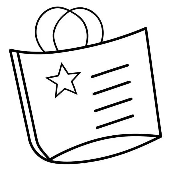 Tarz Siyah ve Beyaz Liste İllüstrasyonu