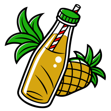 Yaratıcı meyve suyu ikonu şeffaf PNG resimleme modern, düzenlenebilir tasarımlar markalaşma, paketleme, dijital pazarlama ve yaratıcı projeler için mükemmel.