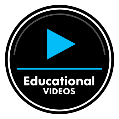 Button Eğitim Videoları Simgesi Tanıtım ve Ortam için Vektör Sanat İllüstrasyonunu Oynat