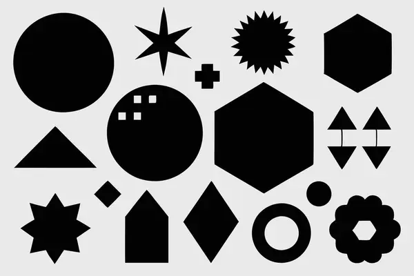 soyut geometrik şekiller desen tasarımı