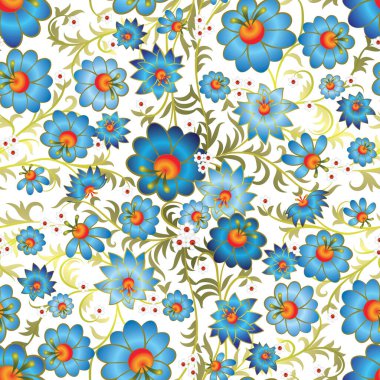 güzel yapraklar pürüzsüz arkaplan desen vektörü