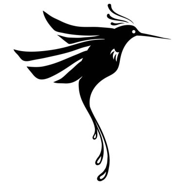 Kara Kuşlar Vektörü ve illüstrasyon