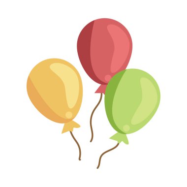 Balonlu doğum günü bebeği