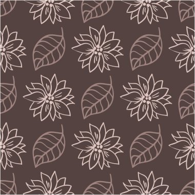 Büyüleyici çiçek desenli kusursuz vektör