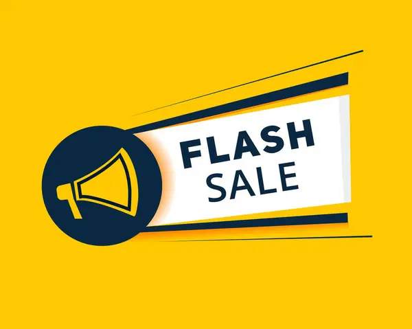 Kısa sürede megafonla afiş satışları başladı. iş için vektör tasarımı