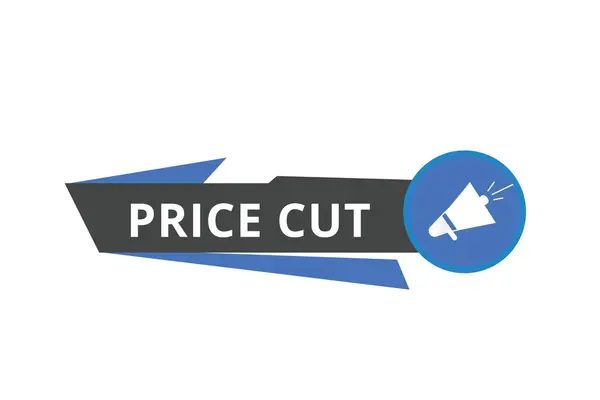 Fiyat kesme pankartı renkli tasarımı olan modern şablon taşıyıcı etiketi