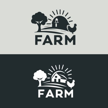  Basit Çiftlik Logosu Tasarımı