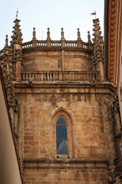 Ancient gothic church in Europe