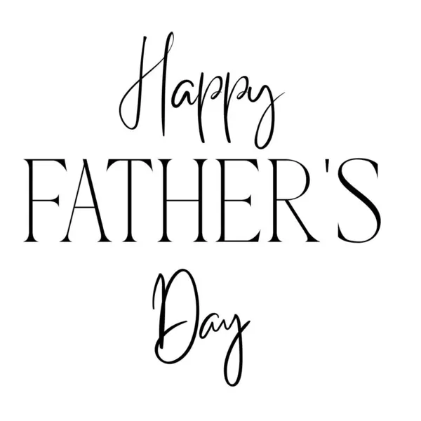Mutlu babalar günü tipografi vektör tasarımı.