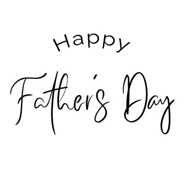 Mutlu babalar günü tipografi vektör tasarımı.